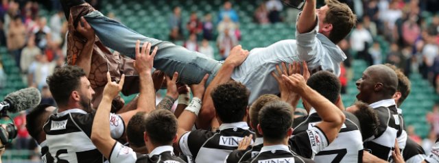 The Baabaas' brilliant reaction to a pitch invader on his stag do