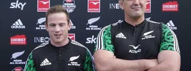 Maori All Blacks: Brad Weber & Clayton McMillan (Hamilton)