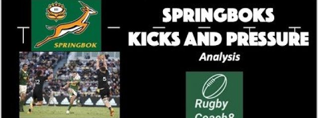 Springboks | Kicks and Pressure | Analysis