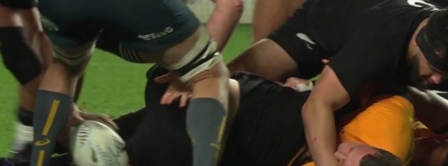 Angus Bell scores 'Test rugby's first ever own-try'
