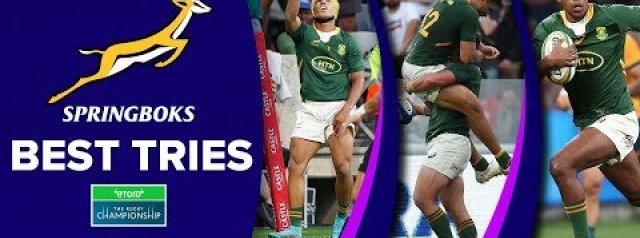 Springboks Best Tries | The Rugby Championship 2022