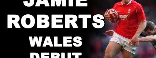 WATCH: Jamie Roberts' international debut