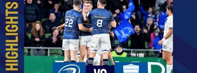 VIDEO HIGHLIGHTS: Leinster Rugby v Racing 92