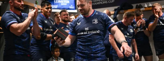 Cian Healy awarded after reaching record breaking milestone
