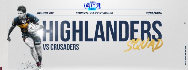Highlanders name team for battle of the Mainland