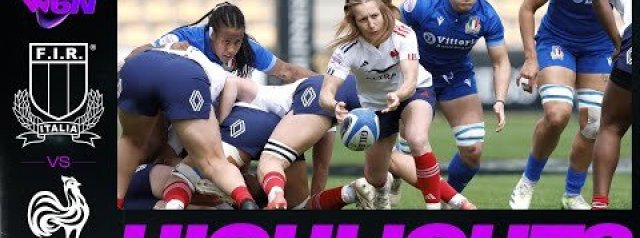 HIGHLIGHTS | ITALY v FRANCE | GUINNESS WOMEN'S SIX NATIONS