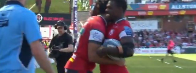 Christian Wade scores his 90th Premiership Try