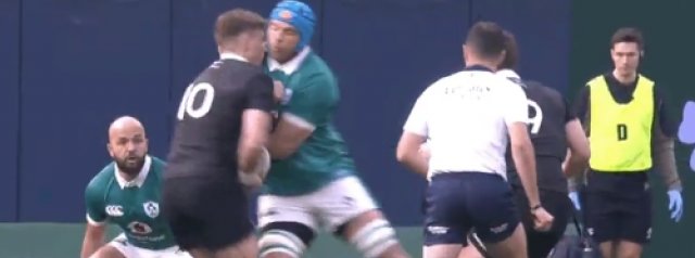 Why Tadhg Beirne was shown a red card vs New Zealand