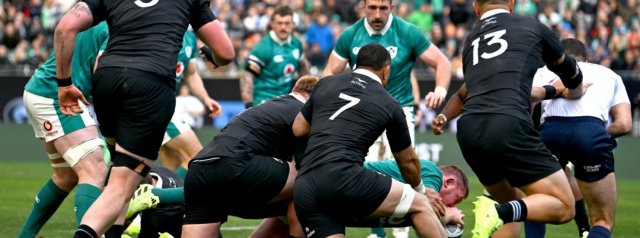 The All Blacks get the job done against Ireland in Chicago