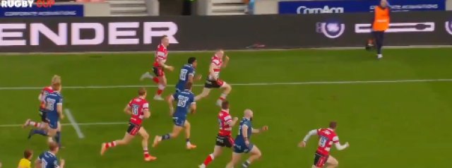 Watch | Gloucester score a great try against Sale Sharks in the Prem Rugby Cup