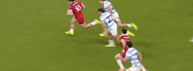 Incredible try saving tackle from Prisciantelli
