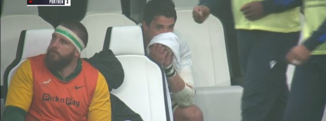 Franco Mostert given a straight red as the Springboks are in trouble again