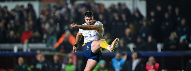 Who kicked the best in round two of the Champions Cup?