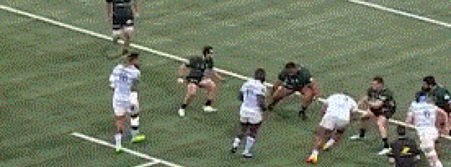 Watch Taniela Tupou score his first try for Racing 92