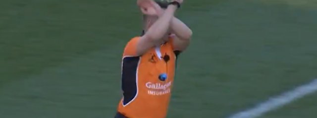 Campbell Ridl gets a 20 minute red card