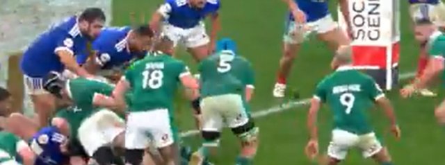 Michael Milne scores for Ireland