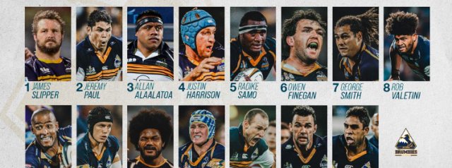 Brumbies announce Legends XV