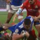 Watch as Emmanuel Meafou powers over for France's second try