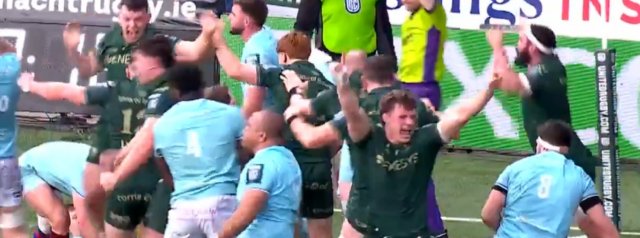 Watch the winning moment between Connacht and Glasgow Warriors