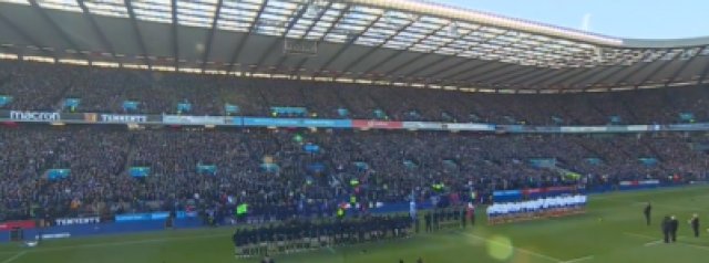Watch | O Flower of Scotland in the Scottish capital