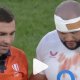 Listen as Ellis Genge speaks to the referee about scrums