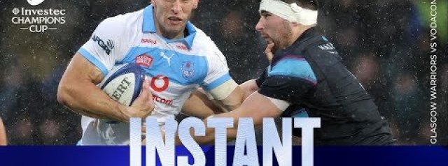 Glasgow Warriors v Vodacom Bulls | Investec Champions Cup Instant Highlights
