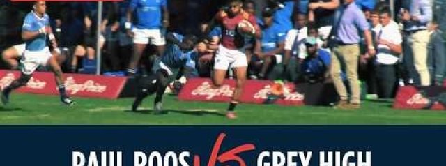 Rugby - Paul Roos vs Grey High - King Price Derby - 18 April 2026