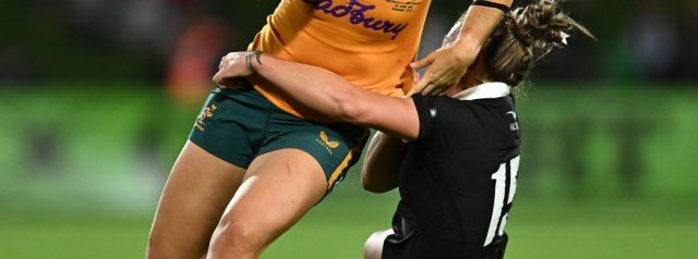 Black Ferns prove too good for Wallaroos in inaugural ANZAC Day O'Reilly Cup Test