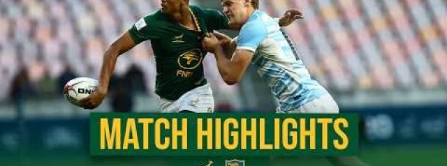 Junior Springboks vs Argentina | U20 Rugby Championship | Highlights