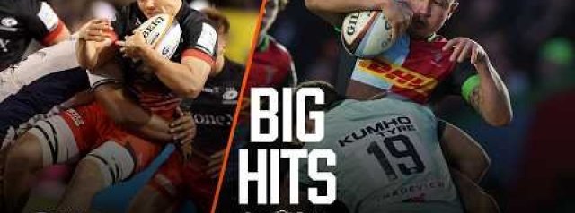Watch the biggest hits out of PREM Rugby so far this season