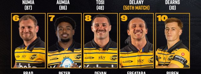Hurricanes team to face the Blues in this weeks round 14 match.