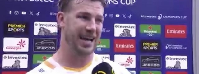 Caelan Doris reflects on the Champions Cup Final loss to UBB