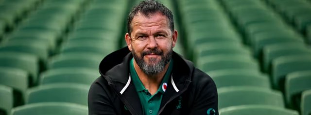 Andy Farrell Signs IRFU Contract Extension Until Men's Rugby World Cup 2031