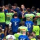 Footage of the half time tunnel fight between Leinster and the Stormers