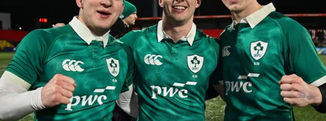 Ireland Men's U20s Squad Named For World Rugby Junior World Championship
