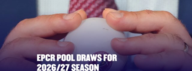 The pool draws for the 2026/27 Investec Champions Cup and EPCR Challenge Cup tournaments will be staged at the Premier Sports studios in Dublin on Wednesday 1 July.