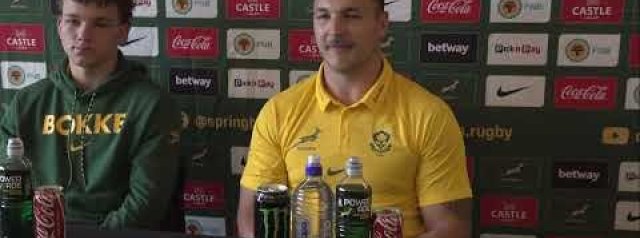 Andre Esterhuizen & Luan Giliomee | Springbok Press Conference | 17 June 2026