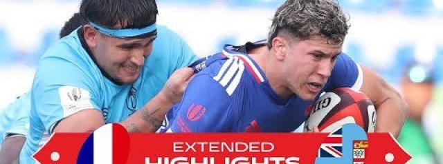 France v Fiji | World Rugby Junior Championship 2026 | Extended Highlights
