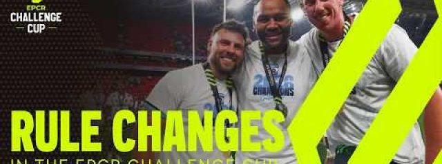 EPCR Challenge Cup 2026/27 Rule Changes