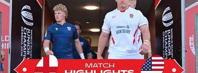 England v USA | Junior World Championships 2026 | Match Highlights