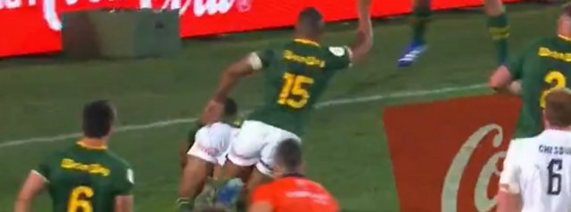 After 21 phases South Africa scores