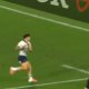 Watch Tommaso Menoncello score the opening try against New Zealand