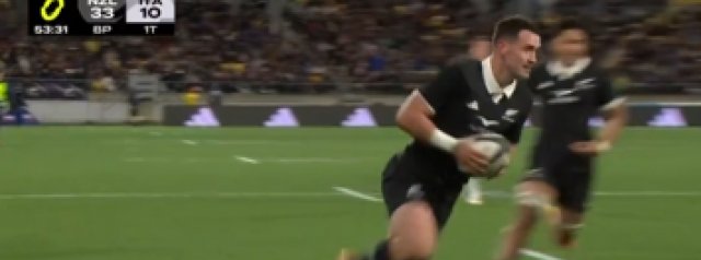 Watch Will Jordan become the top try scorer for New Zealand