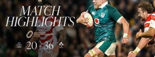 Japan v Ireland: Match Highlights