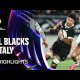All Blacks v Italy | Highlights