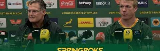 Rassie Erasmus & Pieter-Steph du Toit | Springbok Post-Match Pre