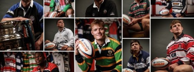 PREM Rugby stars kitted out in retro shirts to celebrate landmark 30th season