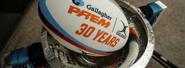 Gilbert extends partnership with PREM Rugby to mark 30 years as official ball supplier