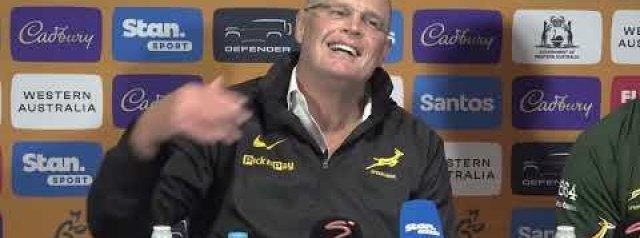 Rassie Erasmus and Andre Esterhuizen | Springbok Post-Match Press Conference | 27 September 2026