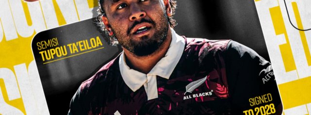 All Blacks No 8 Semisi Tupou Ta’eiloa signs with Hurricanes